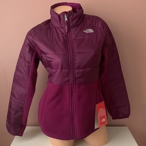 The North Face Girls Borden Denali Fleece Jacket